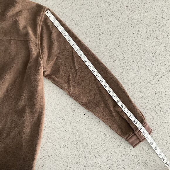 Blank NYC Shacket Brown Fleece Button Front Cozy Soft Boho L - Picture 8 of 12
